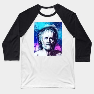 Lucius Annaeus Seneca Snowy Portrait | Lucius Annaeus Seneca Artwork 13 Baseball T-Shirt